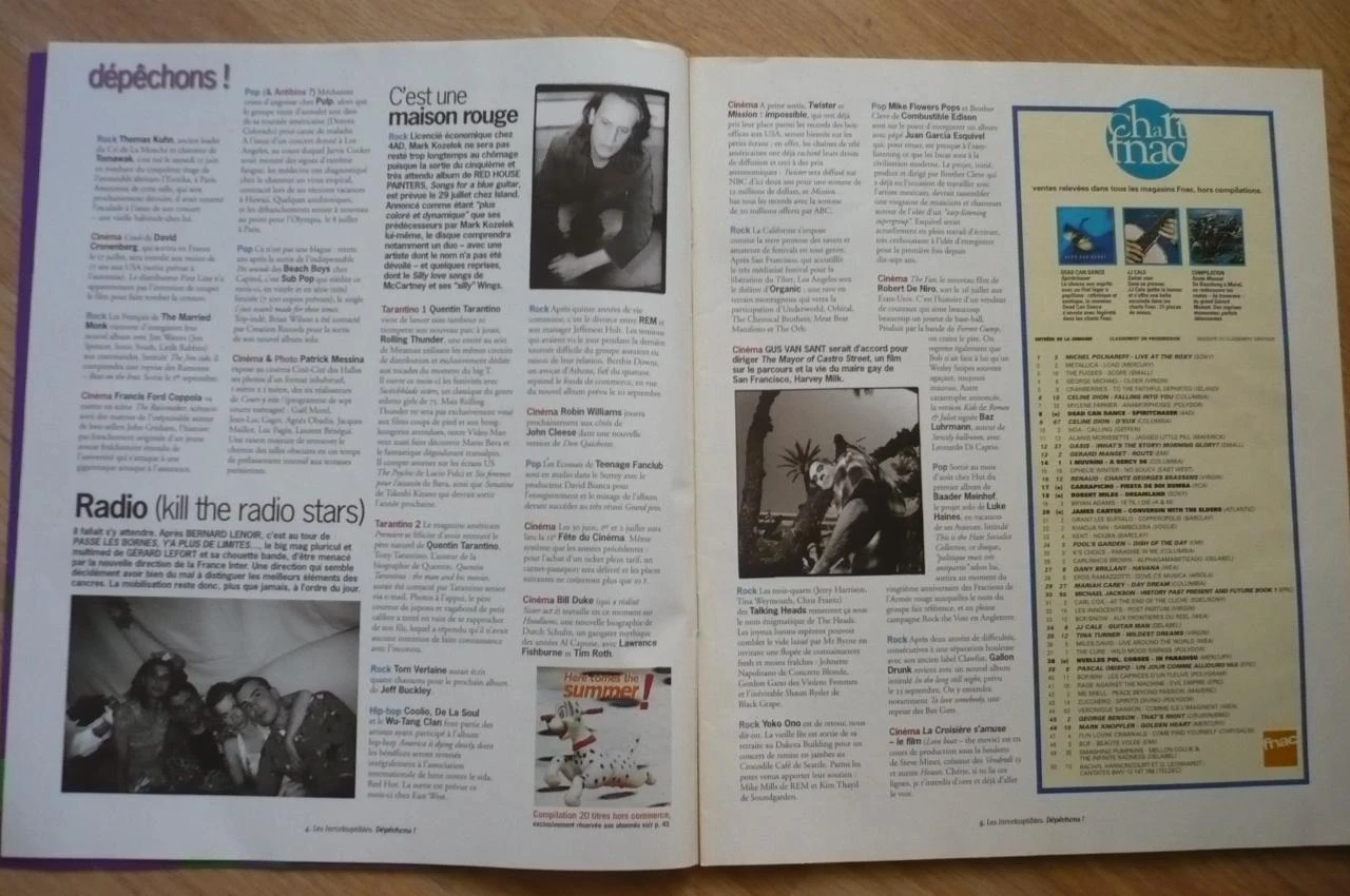 LES INROCKUPTIBLES N° 63  - juni  1996 -   Op de omslag: Het einde van de marionetten – photo 3